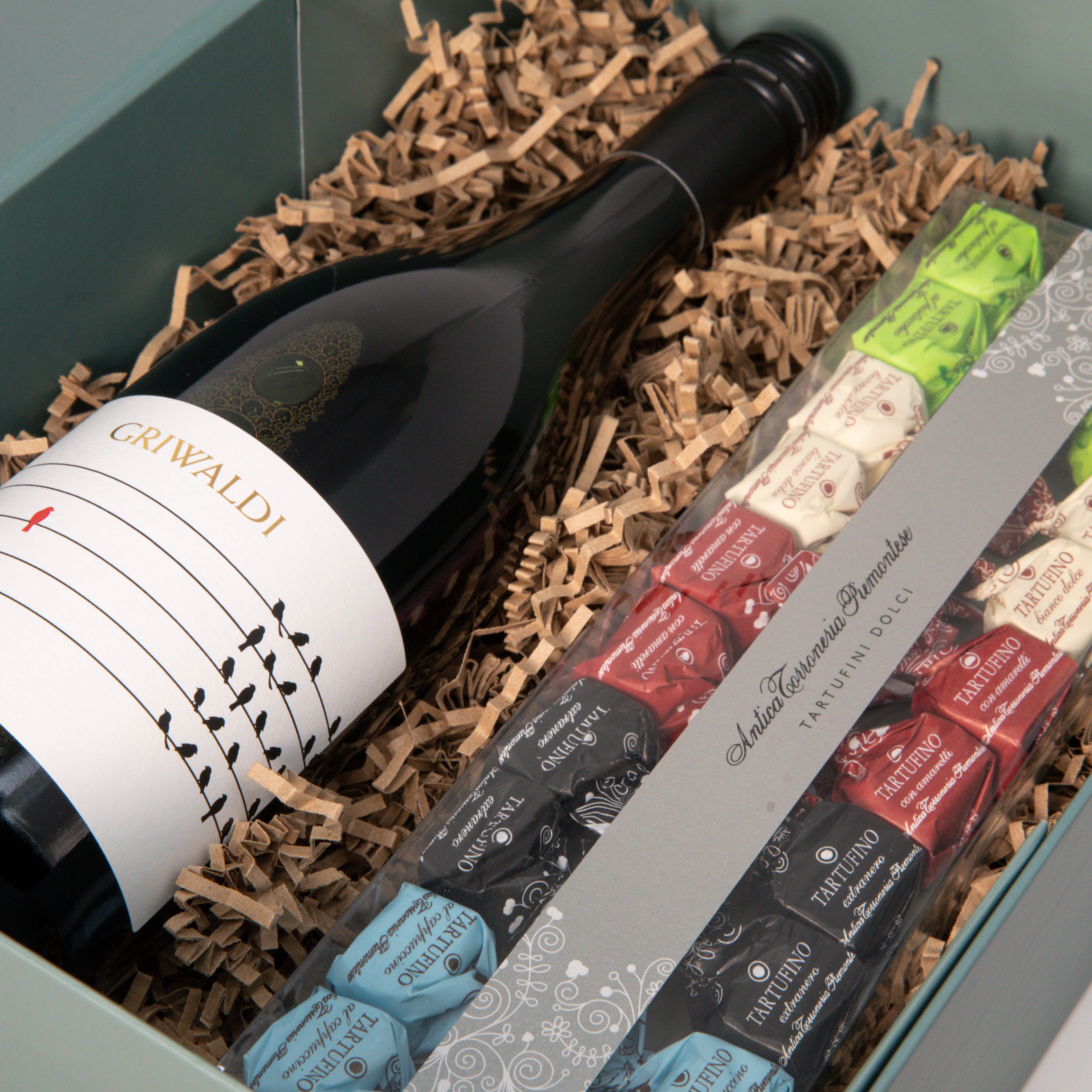 Weinbox Merlot mit Tartufini