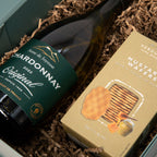 Weinbox Chardonney mit Honig Senf Waffeln